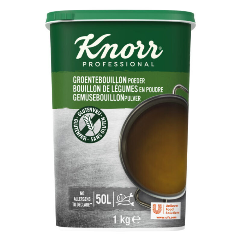 Knorr bouillon groenten poeder 1kg Warlop Horeca Service