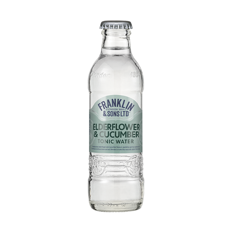 Franklin's Tonic Elderflower & Cucumber tonic 24x20cl